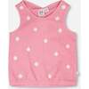 Crinkle Jersey Tank Top, Pink - Tank Tops - 1 - thumbnail