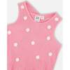 Crinkle Jersey Tank Top, Pink - Tank Tops - 4