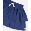 Chambray Skort, Bleu Chambray - Skirts - 4 - thumbnail