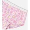Boyshort Panties (Pack Of 3) Printed Organic Cotton, Green Kitten Print - Underwear - 3 - thumbnail