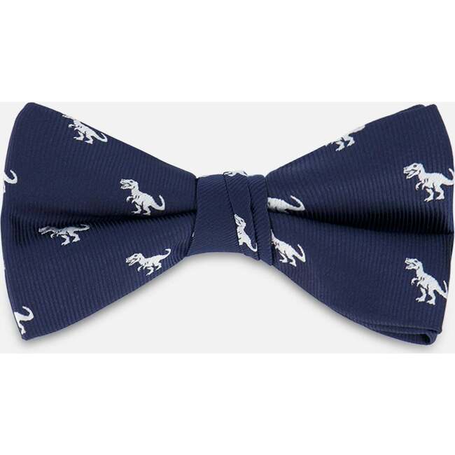 Bow Tie, Blue Dino Print