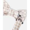 Bow Tie, White And Sand Check - Bowties & Ties - 3