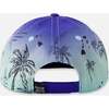 Cap, Blue Beach Print - Sun Hats - 4