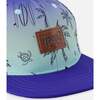 Cap, Blue Beach Print - Sun Hats - 5