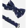 Bow Tie, Blue Dino Print - Bowties & Ties - 3