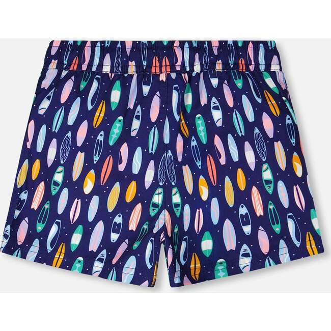 Boardshorts, Blue Printed Surfboards - Swim Trunks - 4