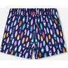 Boardshorts, Blue Printed Surfboards - Swim Trunks - 4