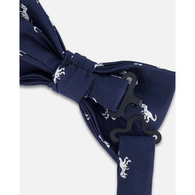 Bow Tie, Blue Dino Print - Bowties & Ties - 4