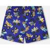 Boardshorts, Blue Printed Trucks - Swim Trunks - 4