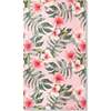 Beach Towel, Pink Hibiscus Print - Beach Towels - 1 - thumbnail