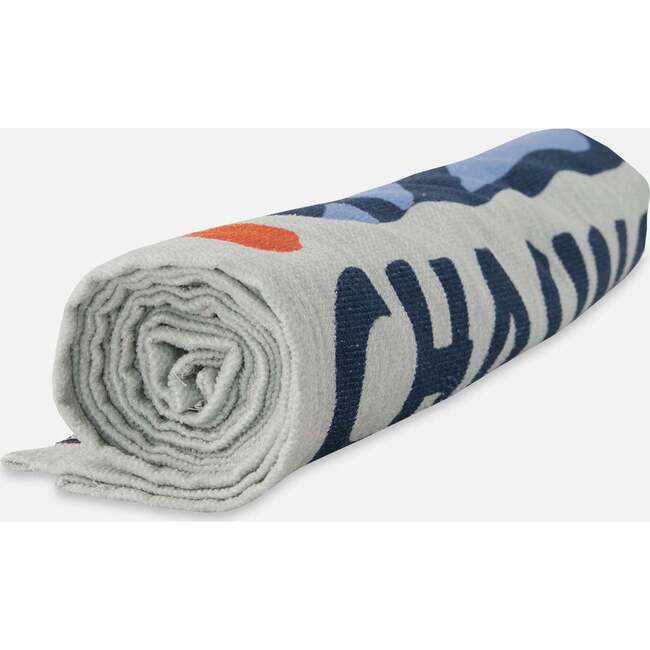 Beach Towel, Gray - Beach Towels - 5