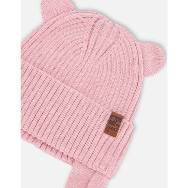 Baby Knit Hat, Pale Pink - Winter Hats - 4