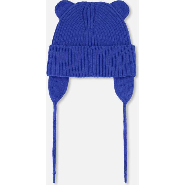 Baby Knit Hat, Royal Blue - Winter Hats - 3