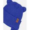 Baby Knit Hat, Royal Blue - Winter Hats - 4
