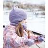 Baby Knit Hat, Lavender - Winter Hats - 2