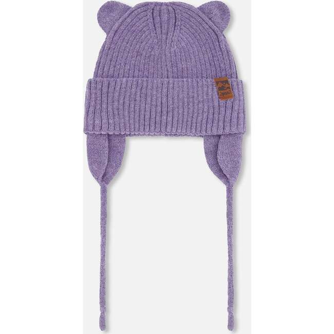Baby Knit Hat, Lavender - Winter Hats - 4