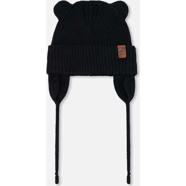 Baby Knit Hat, Black