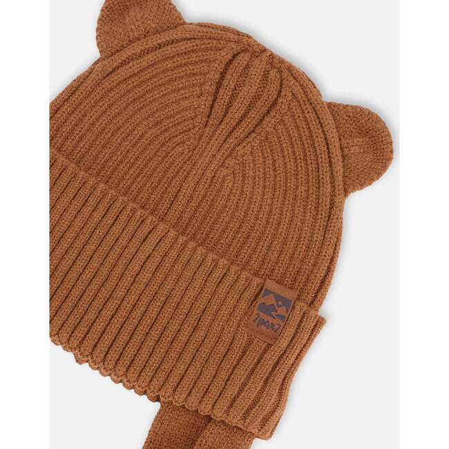 Baby Knit Hat, Brown - Winter Hats - 5