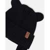 Baby Knit Hat, Black - Winter Hats - 4
