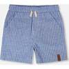 Chambray Shorts, Blue Denim Stripes - Shorts - 1 - thumbnail