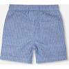 Chambray Shorts, Blue Denim Stripes - Shorts - 3
