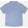 Chambray Short-Sleeve Shirt, Blue Denim Stripes - T-Shirts - 3
