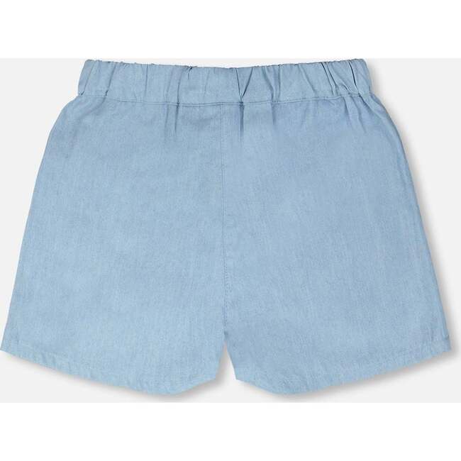 Chambray Shorts, Blue Chambray - Shorts - 3