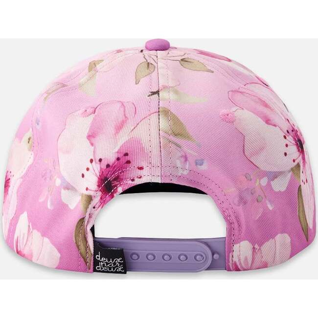 Cap, Purple Floral Print - Hats - 3