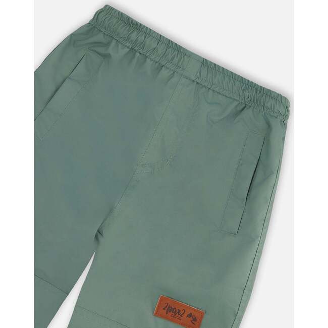 3-In-1 Two-Piece Mid-Season Outerwear Set, Rose Printed Smiling Flowers - Raincoats - 7