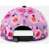 Cap, Mauve Floral Gradient - Hats - 2