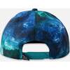 Cap, Blue Wave Print - Hats - 3
