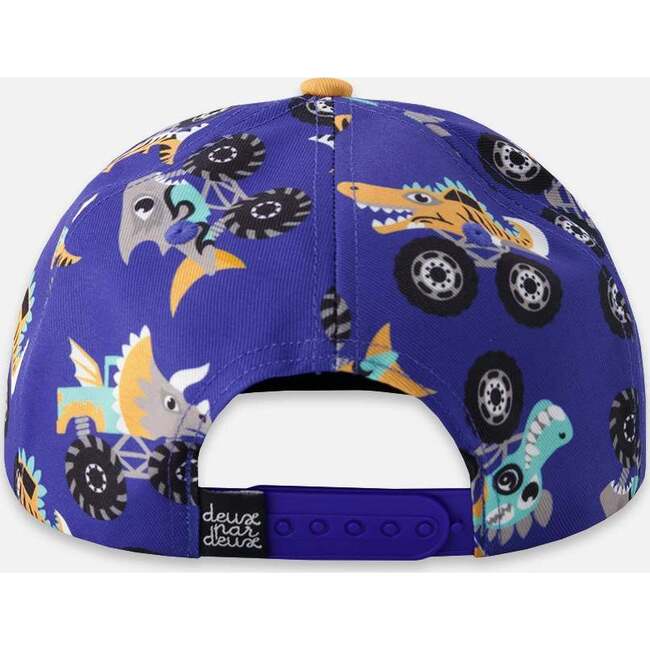Cap, Blue Printed Trucks - Hats - 3