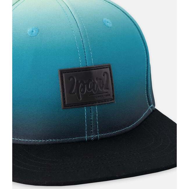 Cap, Lime To Black Gradient - Hats - 4