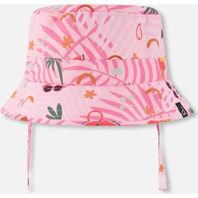Beach Hat, Beach Print Rose