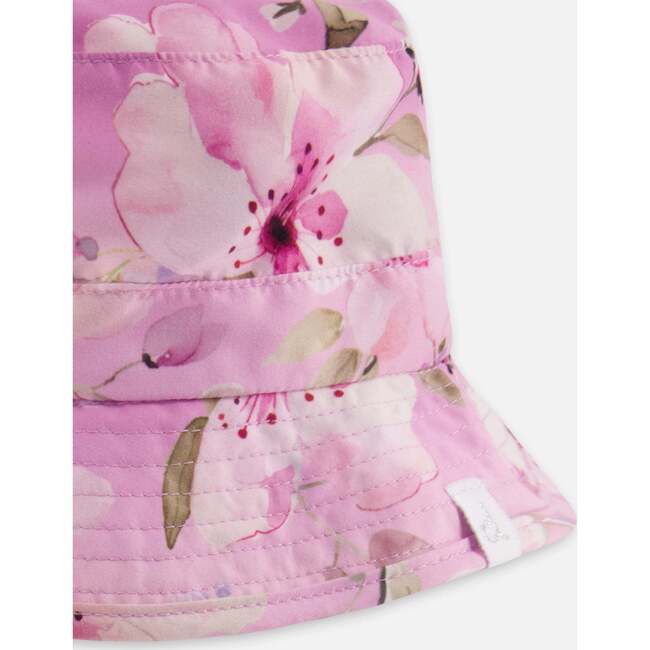 Beach Hat, Purple Floral Print - Sun Hats - 4