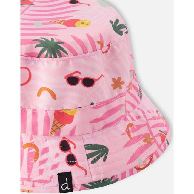 Beach Hat, Beach Print Rose - Sun Hats - 4