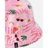 Beach Hat, Beach Print Rose - Sun Hats - 4 - thumbnail
