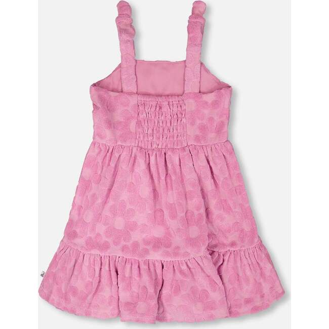 Beach Cover-Up Dress, Pink - Cover-Ups - 4