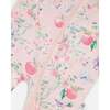 Baby Organic Cotton Jersey One-Piece Pajamas, Pink Printed Berries - Pajamas - 3