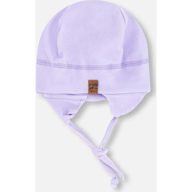 Baby Mid-Season One-Piece Outerwear With Hat Purple Daisy Print, Purple Printed Daisies - Snowsuits - 6