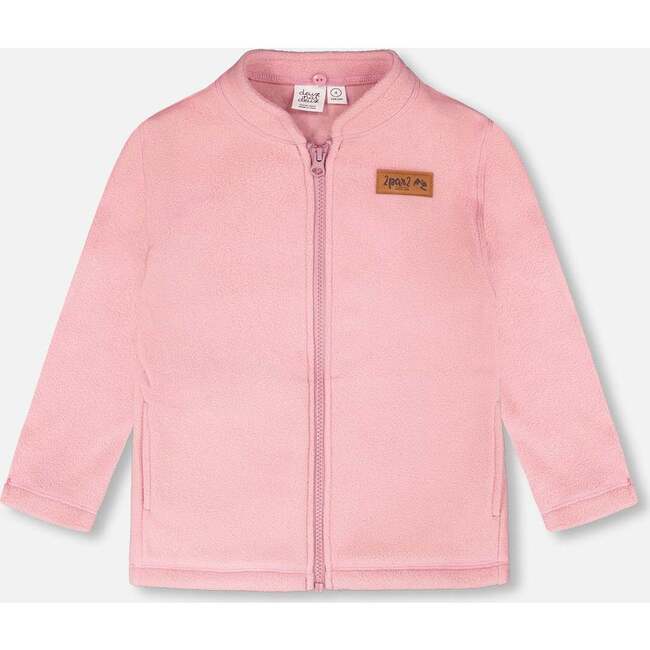 3-In-1 Two-Piece Mid-Season Outerwear Set, Pink With Printed Butterflies - Raincoats - 4