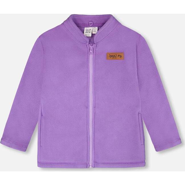 3-In-1 Two-Piece Mid-Season Outerwear Set, Purple Daisy Print - Raincoats - 5