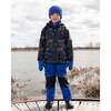 3-In-1 Two-Piece Mid-Season Outerwear Set, Black Printed Skateboards - Raincoats - 3 - thumbnail