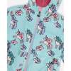 3-In-1 Two-Piece Mid-Season Outerwear Set, Blue Unicorn Print - Raincoats - 6