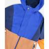 3-In-1 Two-Piece Mid-Season Outerwear Set, Blue Colorblock - Raincoats - 6 - thumbnail