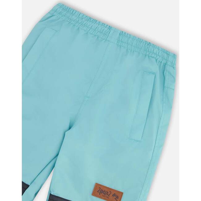 3-In-1 Two-Piece Mid-Season Outerwear Set, Black Printed Flowers - Raincoats - 8