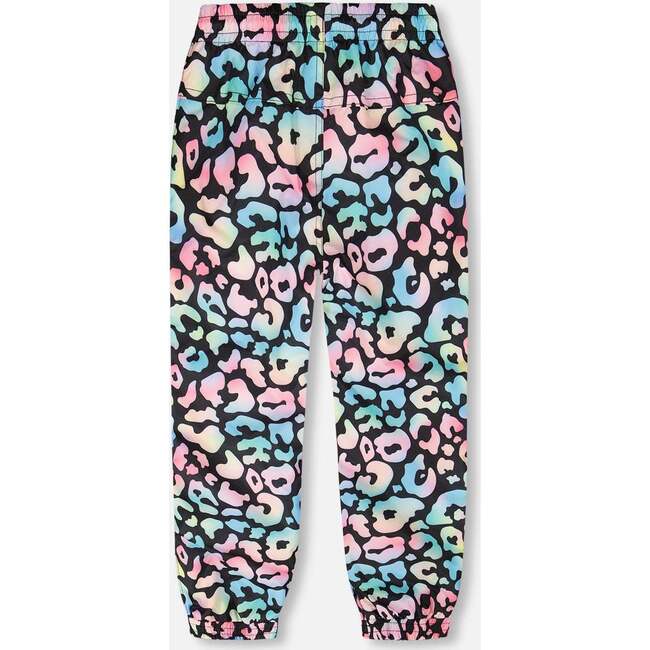 3-In-1 Two-Piece Mid-Season Outerwear Set, Black Animal Print - Raincoats - 5