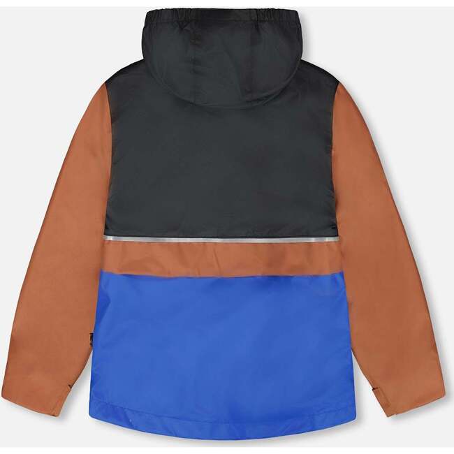 3-In-1 Two-Piece Mid-Season Outerwear Set, Black And Brown - Raincoats - 3