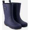 Rain Boots In Natural Rubber, Navy Blue - Boots - 1 - thumbnail