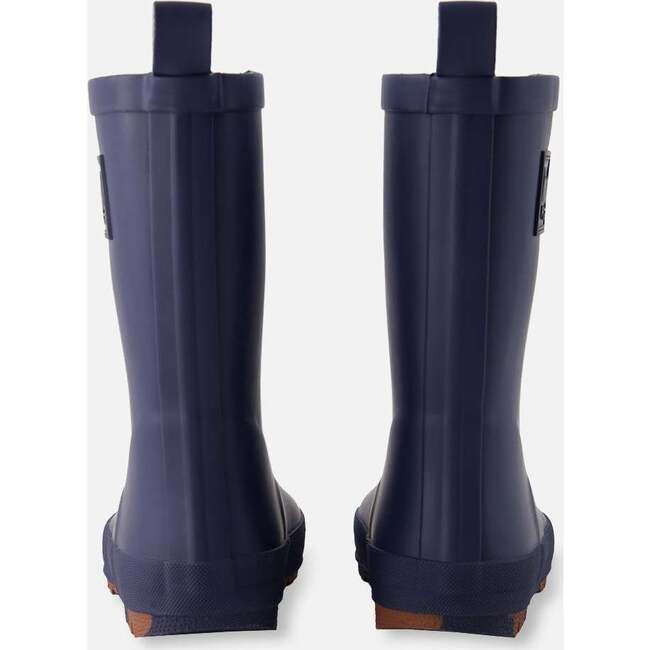 Rain Boots In Natural Rubber, Navy Blue - Boots - 4